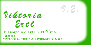viktoria ertl business card
